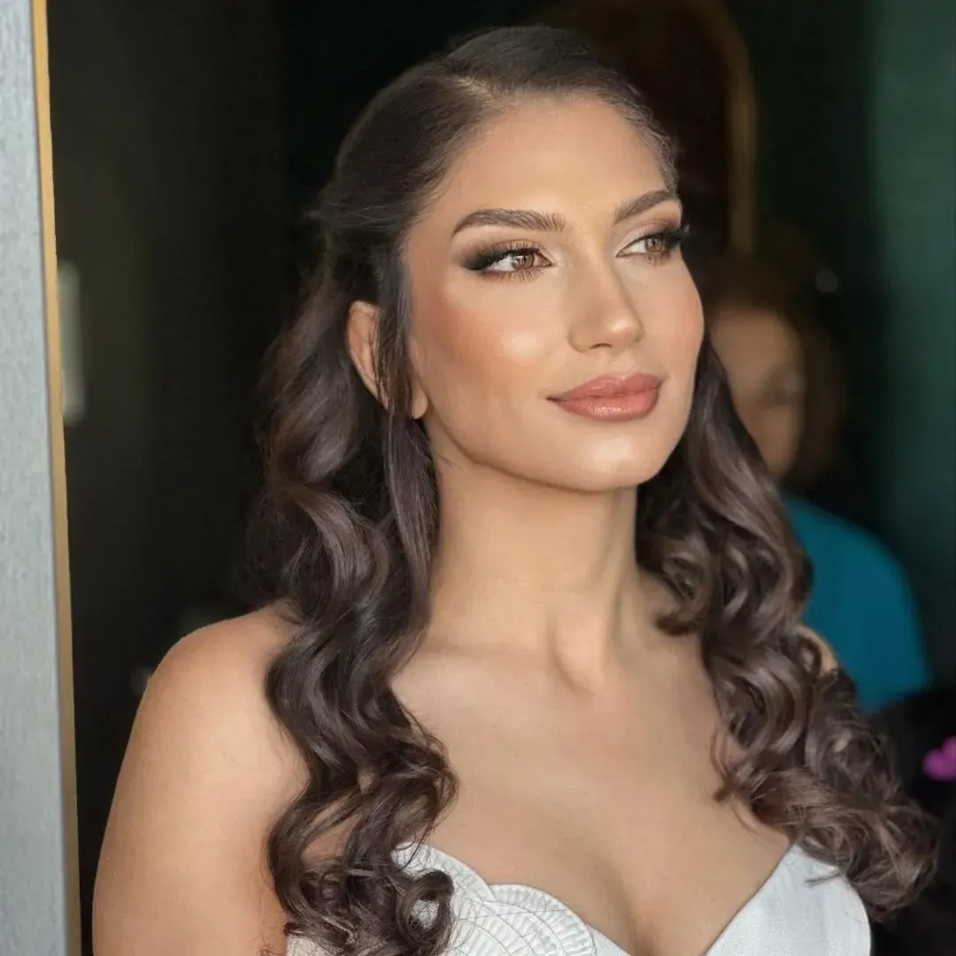 The same client after wedding day glam by Studio Name