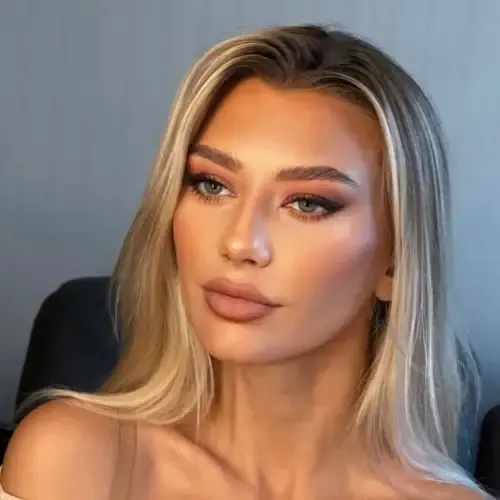 The same client after party & evening glam by Studio Name