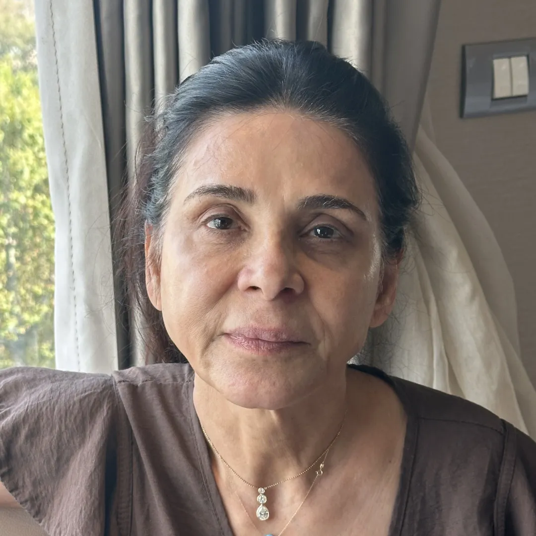 Client before makeup & hair at home by Studio Name