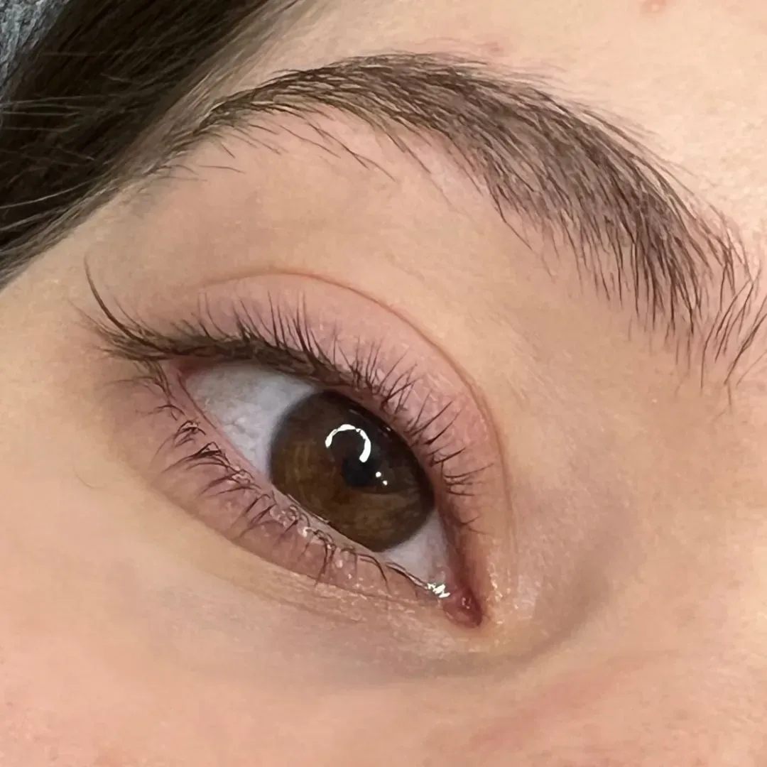 Client before eyelash extensions by Studio Name