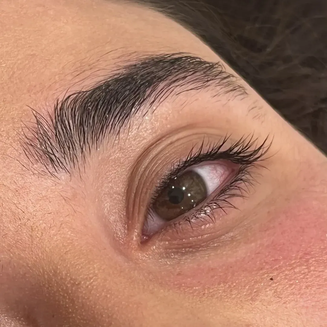 Client before eyelash extensions by Studio Name
