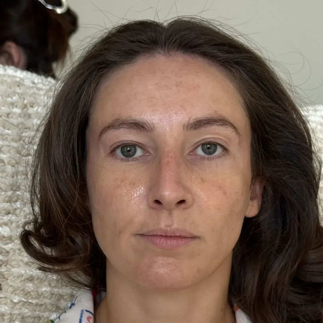 Client before makeup & hair at home by Studio Name